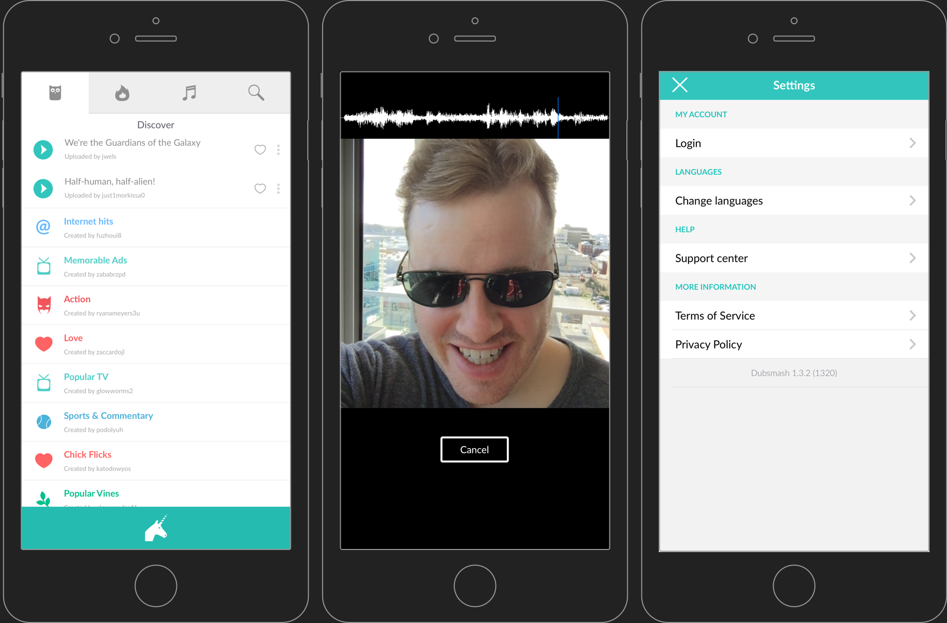 Dubsmash App Screenshots